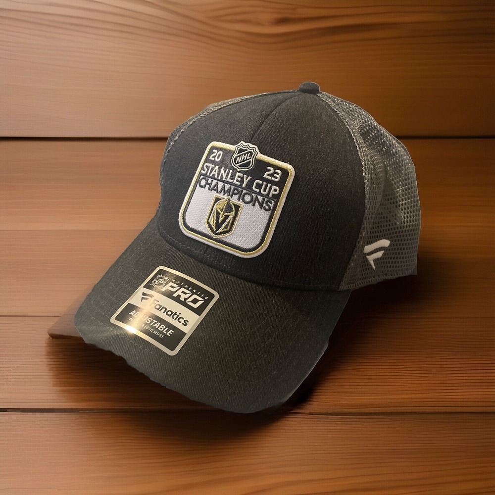 Vegas Golden Knights Fanatics Stanley Cup Champions Locker Room Snapback Hat New - Picture 4 of 5